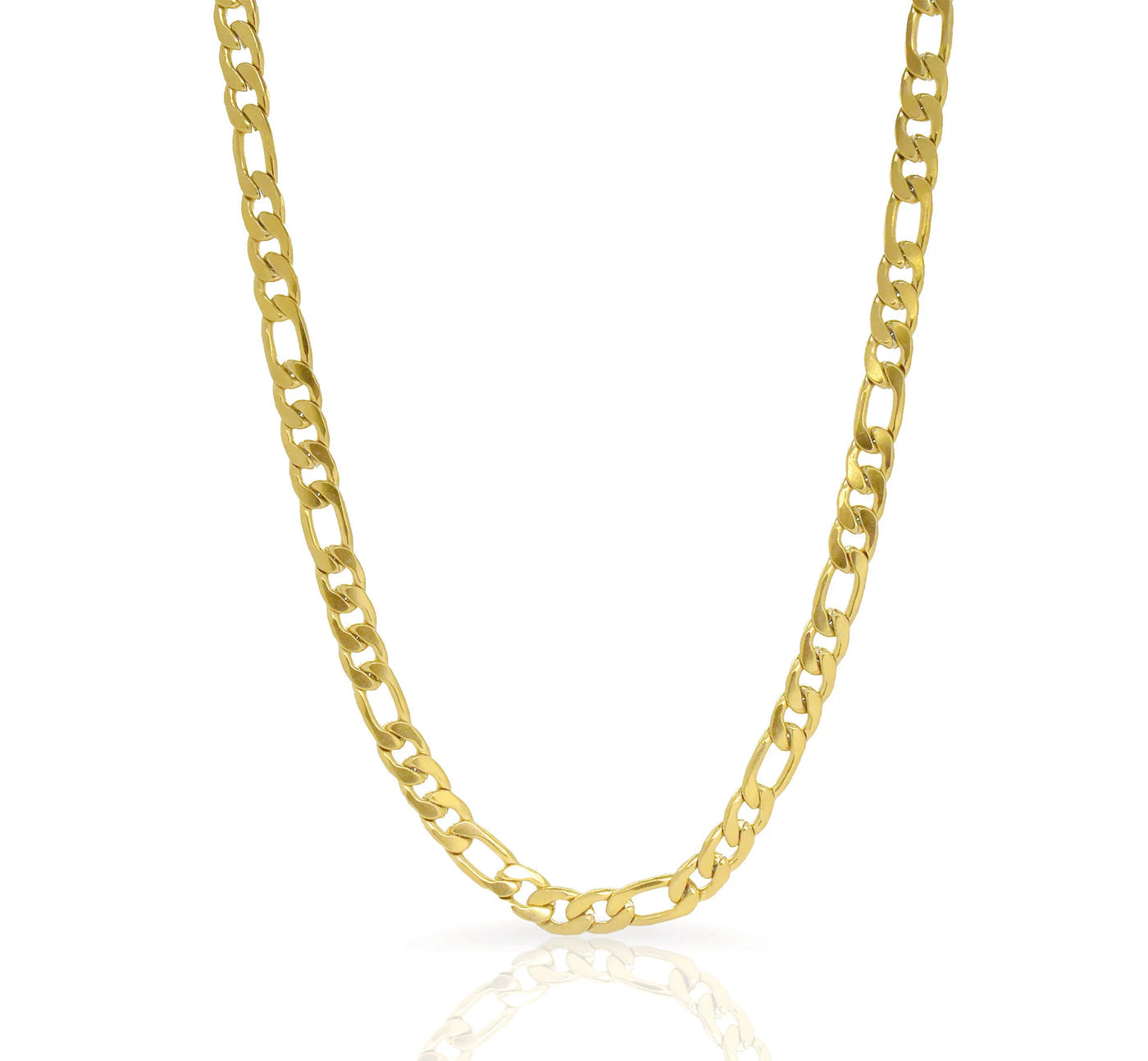 14KT Gold Figaro Chains 120 Gauge 6mm